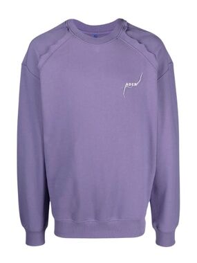 ADER Error Lavender Crewneck Sweatshirt Loose Thread Logo – Size A1 (S/M) EUC